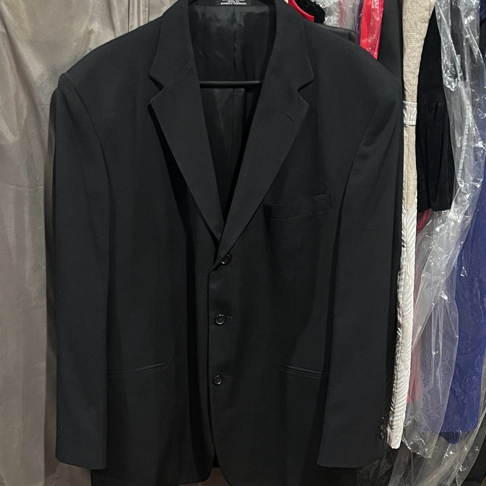 Men’s City Streets Black Men's Blazer 42R